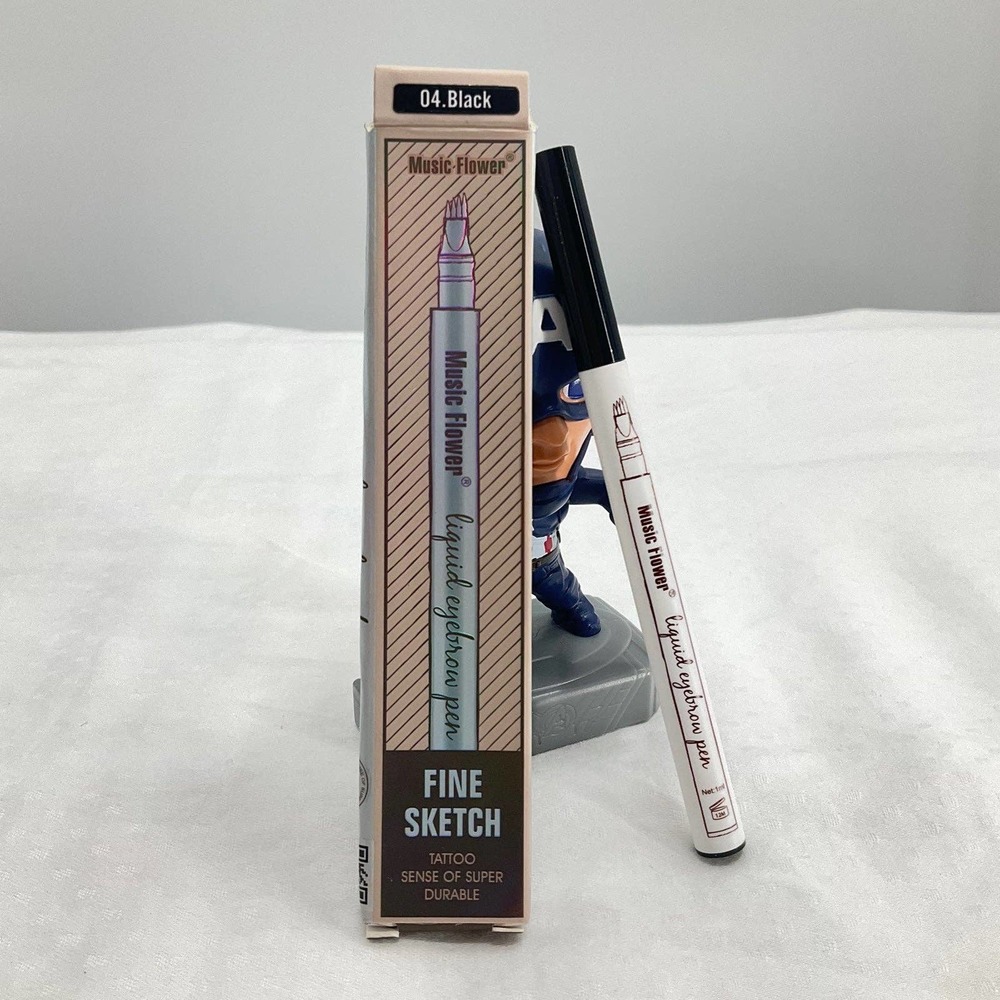 Liquid Eyebrow Pen, Waterproof Brow Pen with Micro-Fork Tip